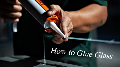 how to glue glass to glass permanently with some unconventional methods